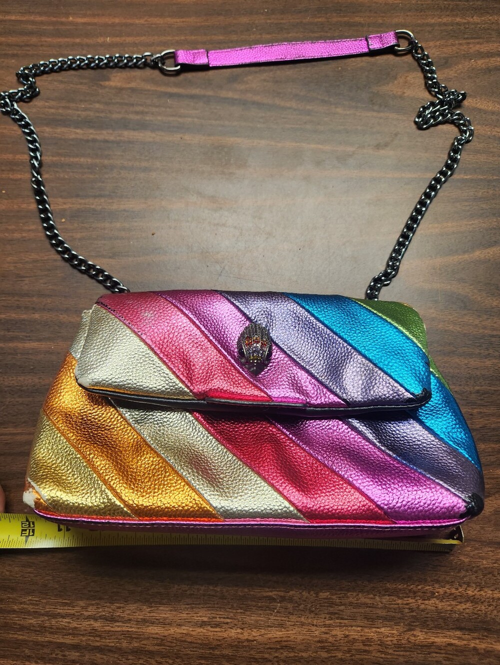 Kurt Geiger Metallic Rainbow Bag Read Description - Picture 7 of 16